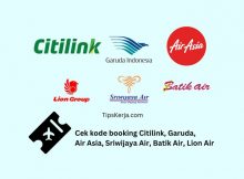 Cara Cek Kode Booking Citilink Garuda Air Asia Sriwijaya Batik Lion Air