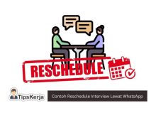 Contoh Reschedule Interview Lewat WhatsApp